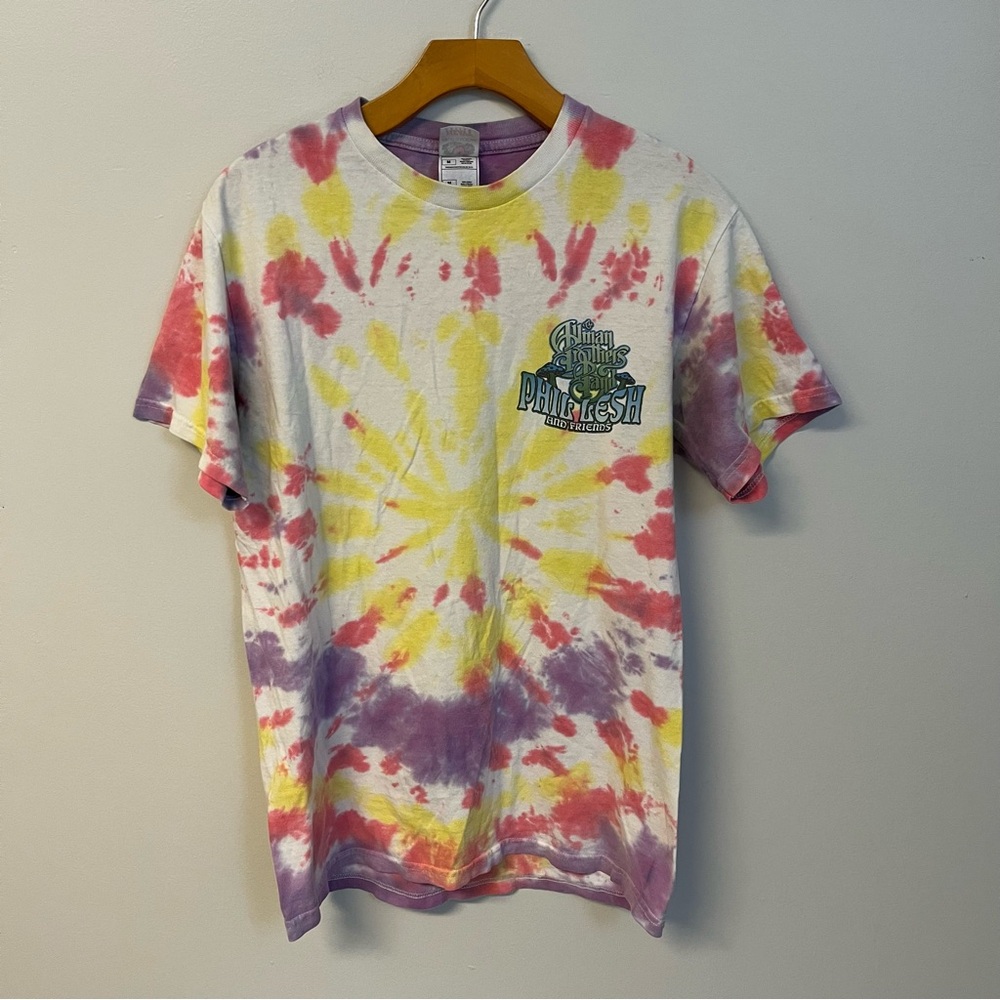 Allman Brothers Band Phil Lesh medium tie dye band tee tour tshirt - Picture 3 of 7